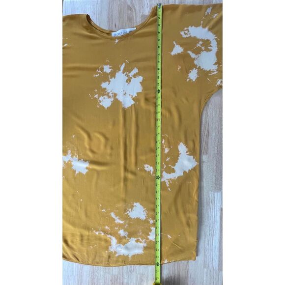 People Like Art Women's Size M Mustard Yellow Swim Cover Up Dress Tie Dye - Picture 7 of 9